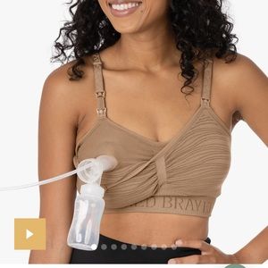 Kindred Bravely Hands-free Sublime Nursing and Pumping Bra Size L